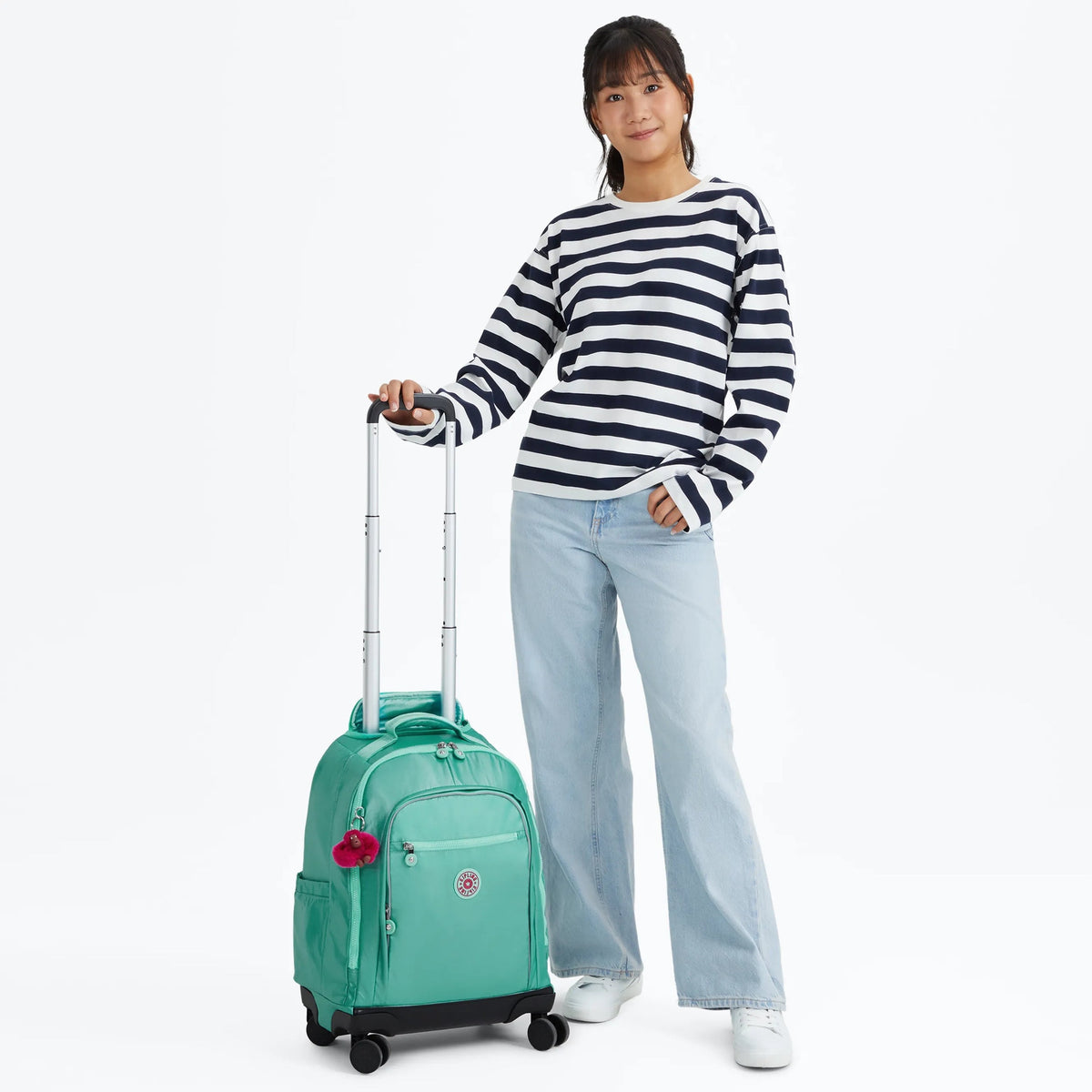New Zea Metallic 15" Laptop Rolling Backpack