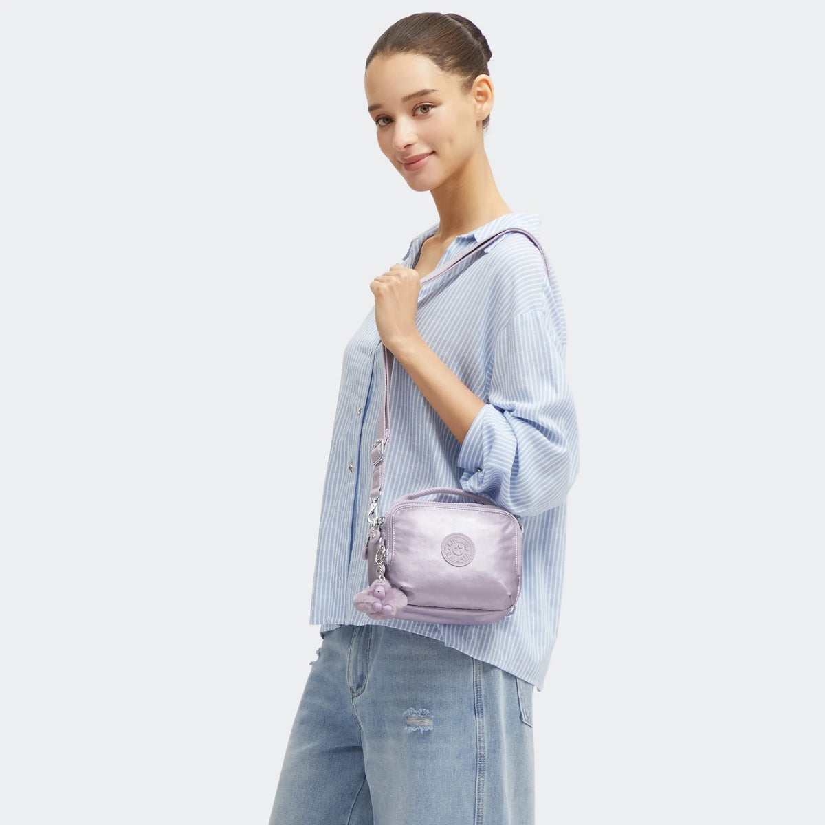 Cahir Convertible Mini Metallic Backpack