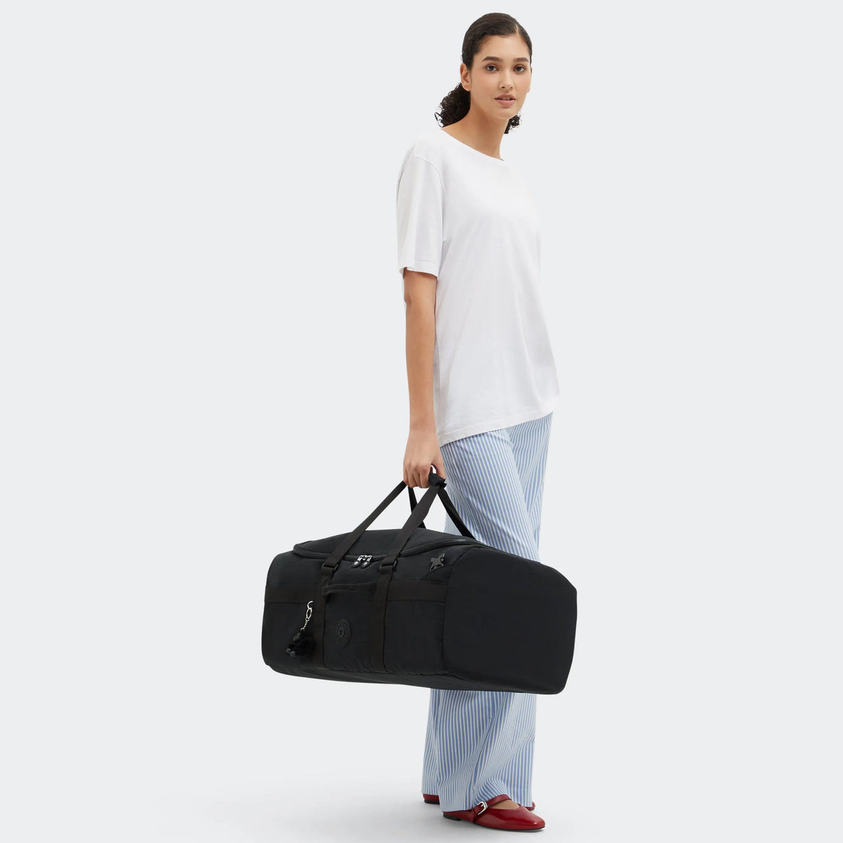Jonis Up Medium Laptop Duffle Backpack Black Noir