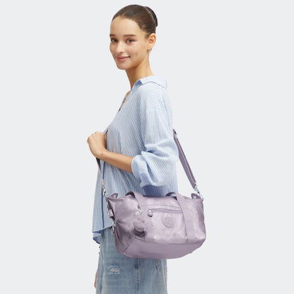 Art Mini Metallic Shoulder Bag
