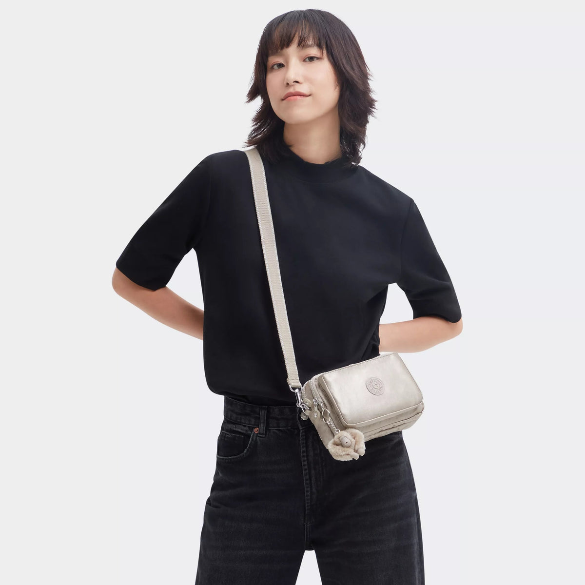 Abanu Multi Metallic Convertible Crossbody Bag