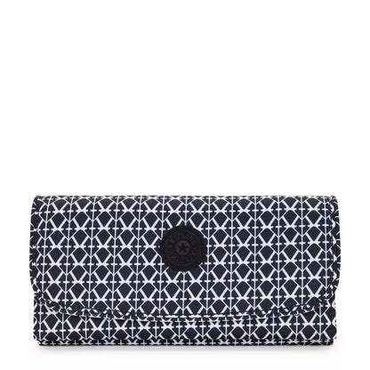 Money Land Printed Snap Wallet