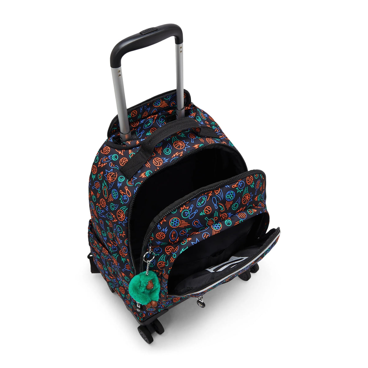 New Zea Printed 15" Laptop Rolling Backpack