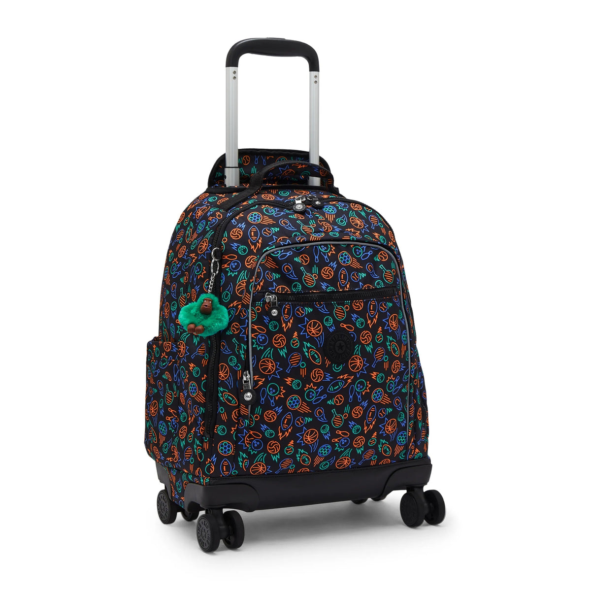 New Zea Printed 15" Laptop Rolling Backpack