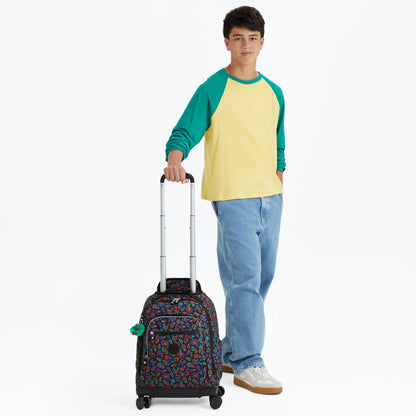 New Zea Printed 15" Laptop Rolling Backpack
