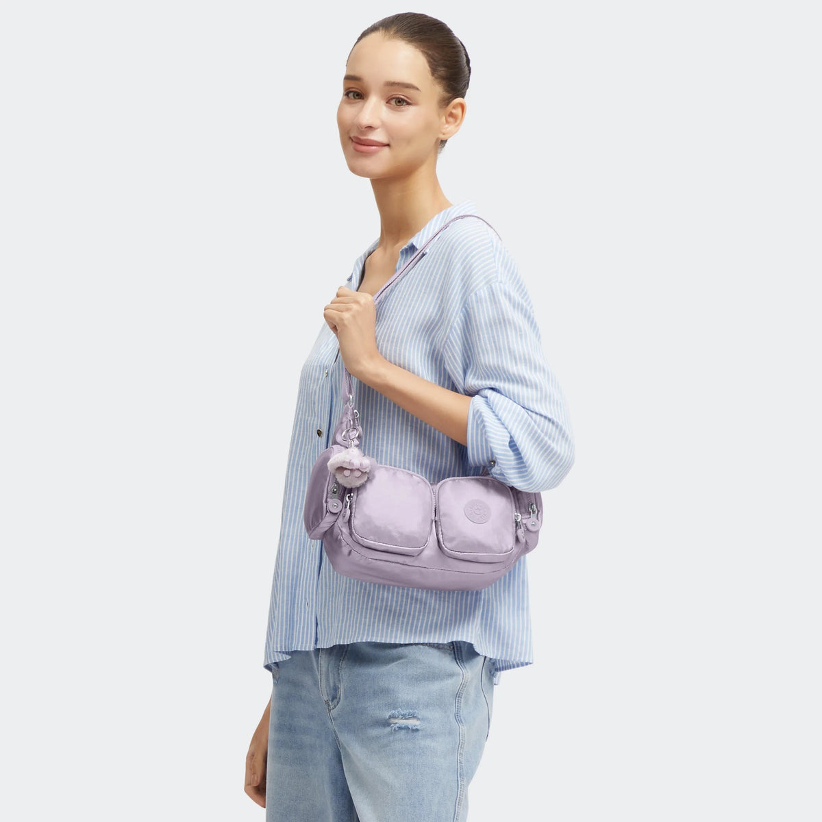 Rikka Small Metallic Crossbody Bag