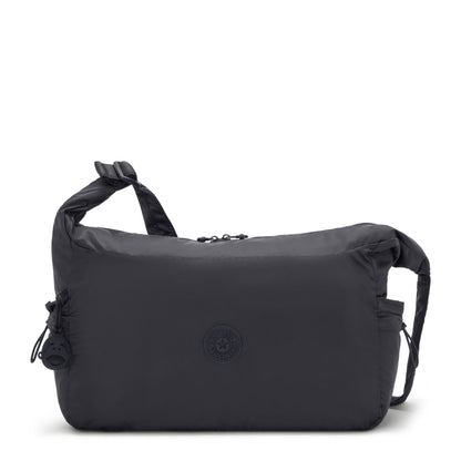 Gwyn Smooth Satin Shoulder Bag