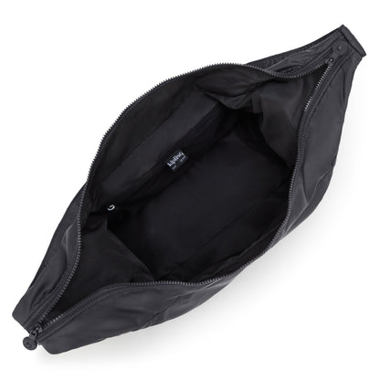 Gwyn Smooth Satin Shoulder Bag