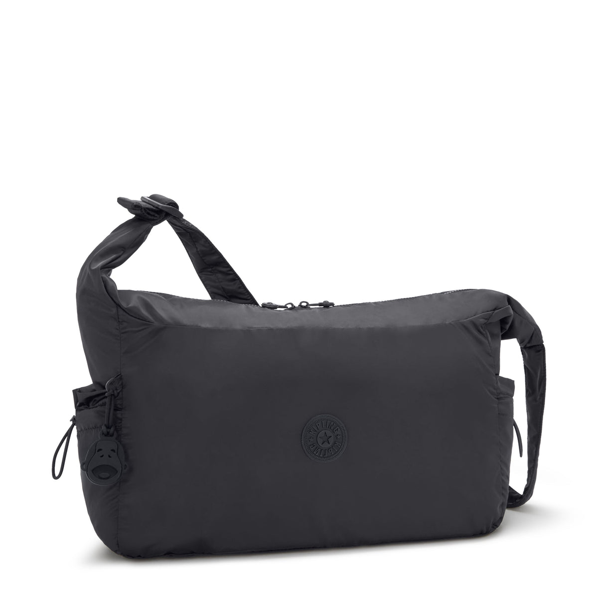 Gwyn Smooth Satin Shoulder Bag