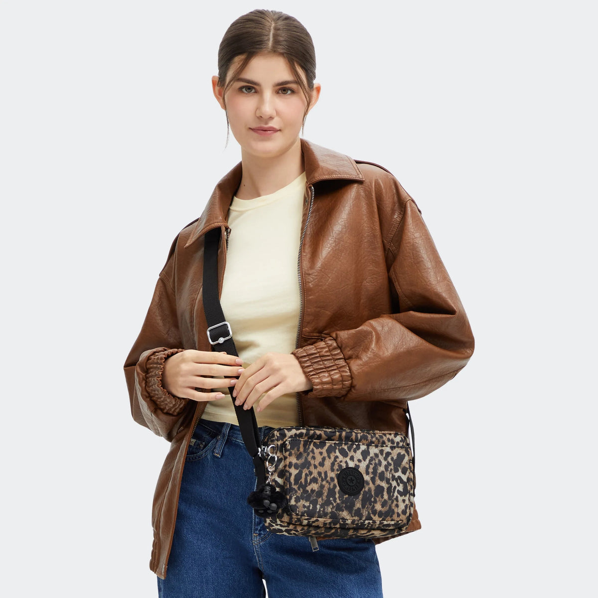 Abanu Medium Printed Crossbody Bag