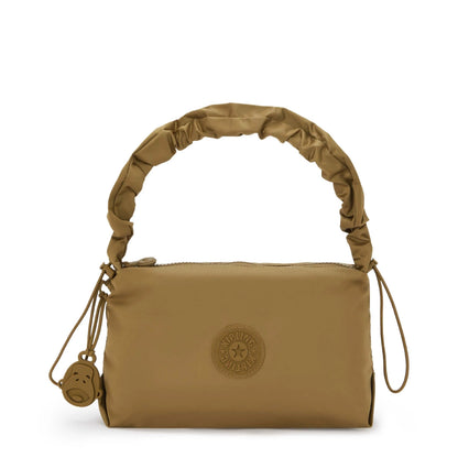 Eleni Smooth Satin Shoulder Bag