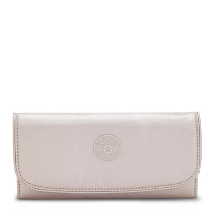 Money Land Metallic Snap Wallet
