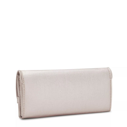 Money Land Metallic Snap Wallet