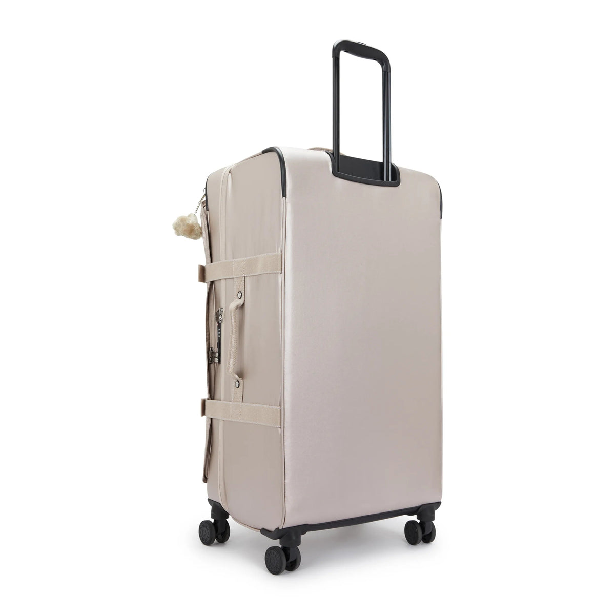 Spontaneous Large Metallic Rolling Luggage