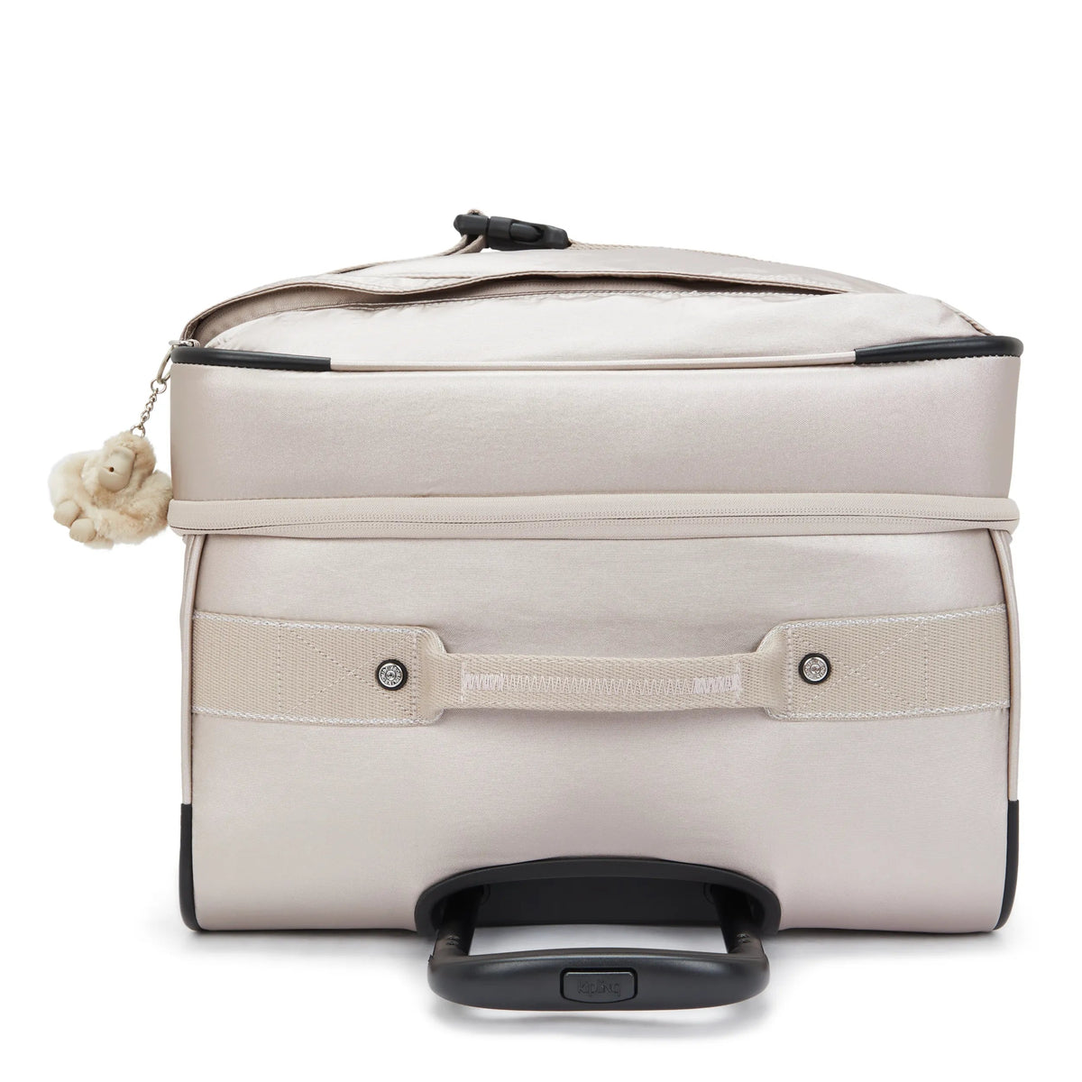 Spontaneous Large Metallic Rolling Luggage