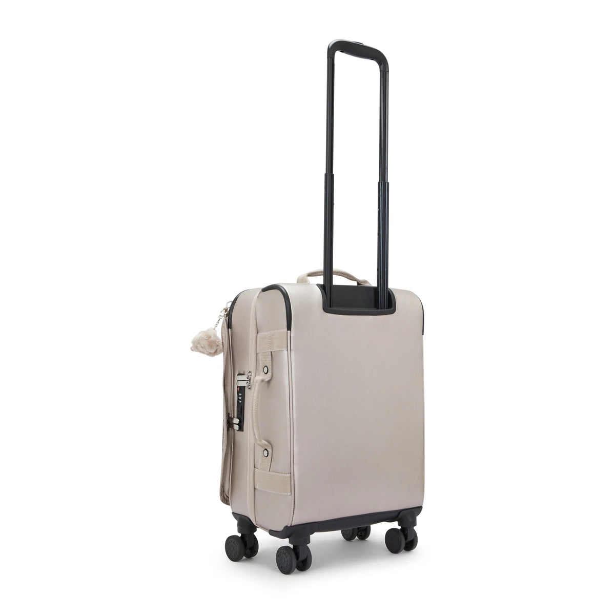 Spontaneous Small Metallic Rolling Luggage