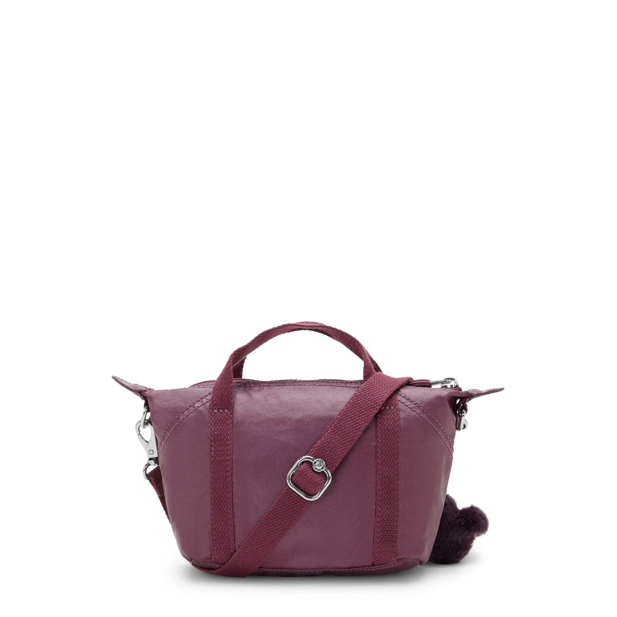 Art Compact Metallic Crossbody Bag