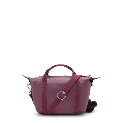 Art Compact Metallic Crossbody Bag