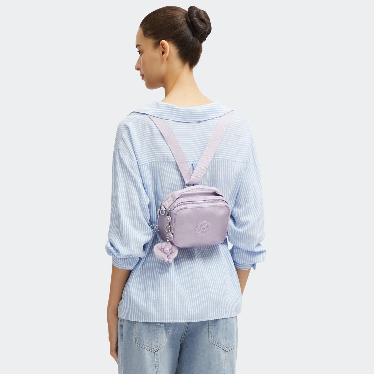 Cahir Convertible Mini Metallic Backpack