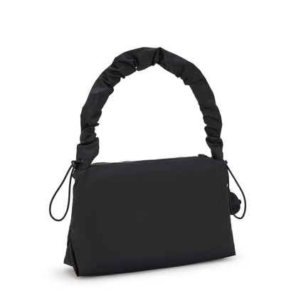 Eleni Medium Smooth Satin Shoulder Bag