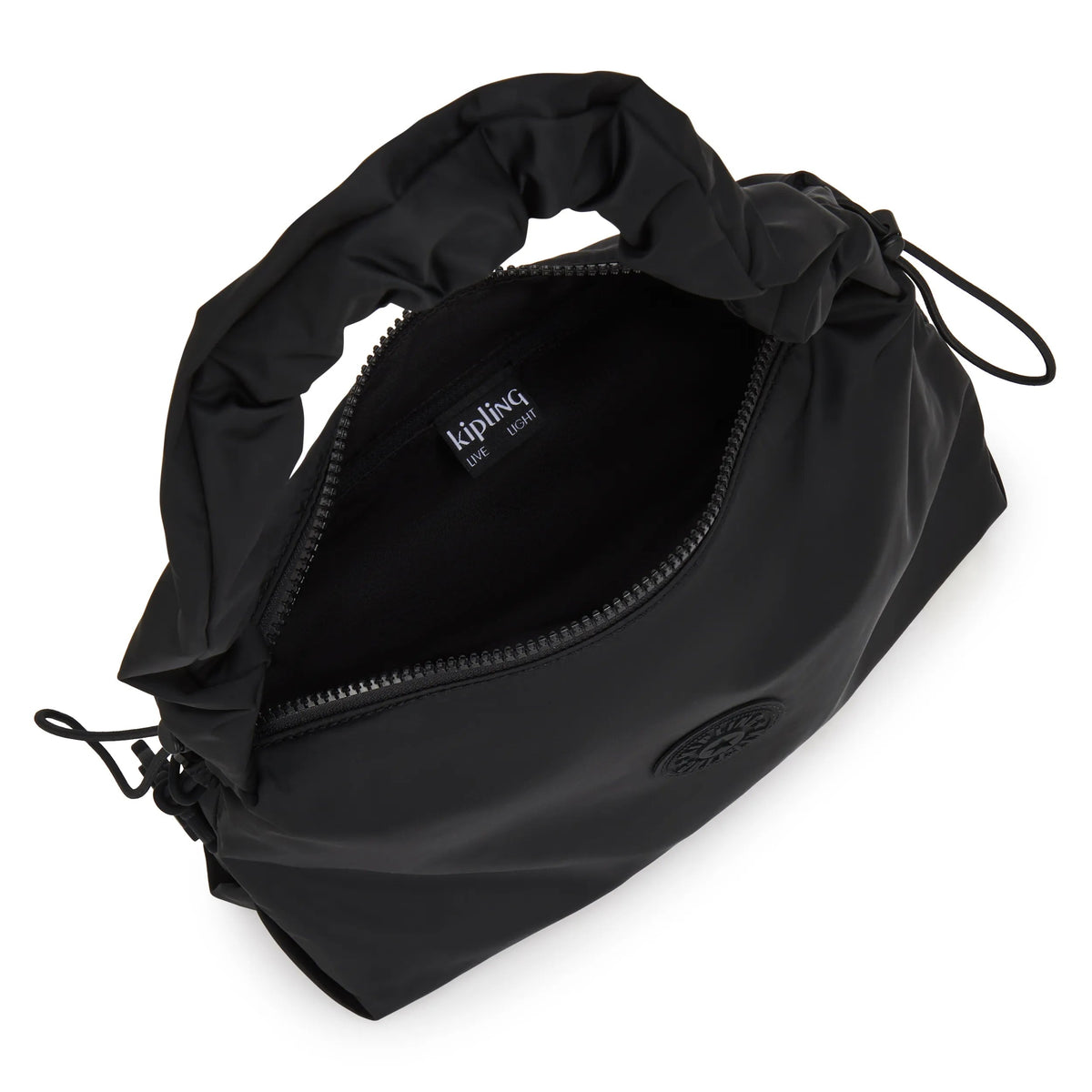 Eleni Medium Smooth Satin Shoulder Bag