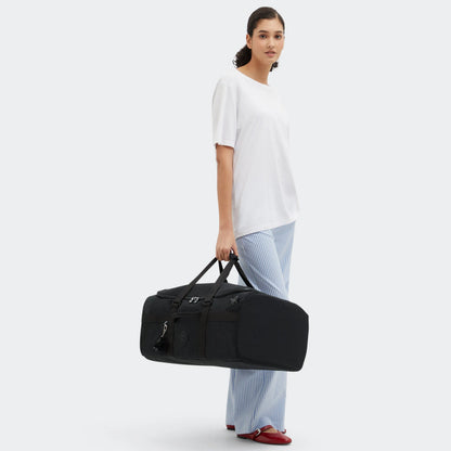 Jonis Up Medium Laptop Duffle Backpack Black Noir