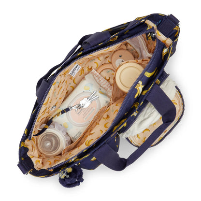 Babygear Printed Convertible Diaper Backpack