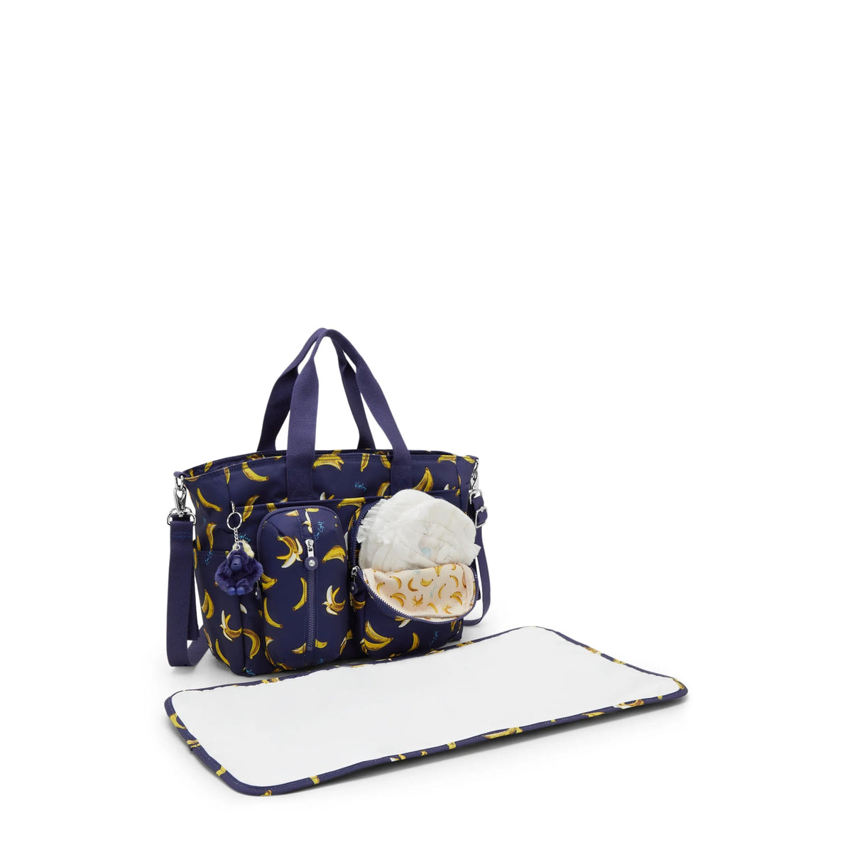 Babygear Printed Convertible Diaper Backpack