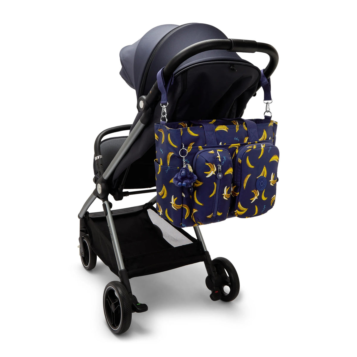 Babygear Printed Convertible Diaper Backpack