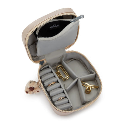 Luz Metallic Jewelry Pouch